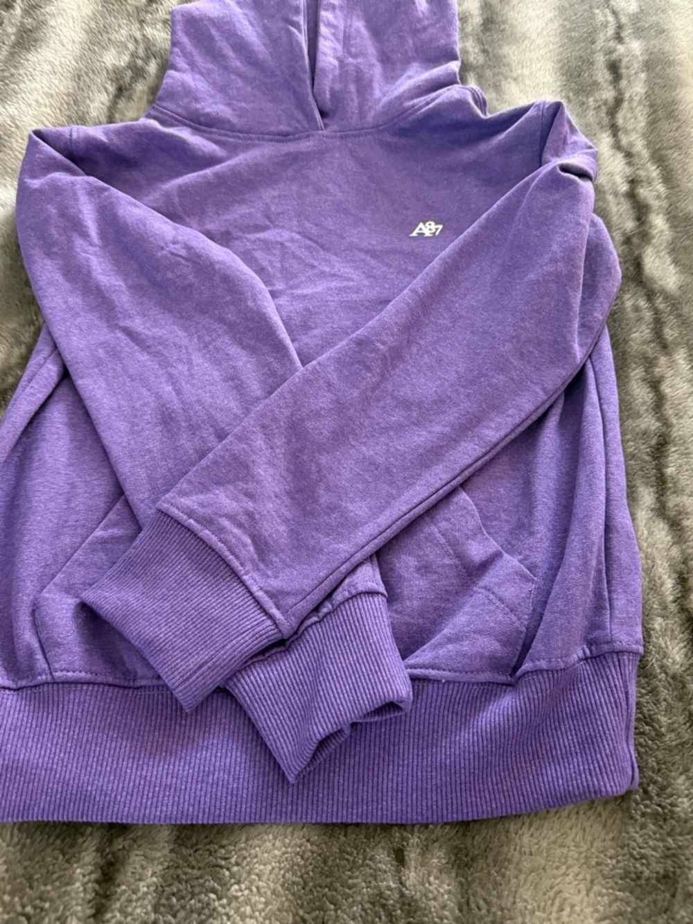 Aeropostale Purple Hoodie with A87 Chest Logo